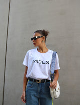 Tee-shirt blanc Mijes oversize