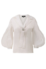Blouse organza 100%soie