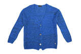 Cardigan en Maille Bleu