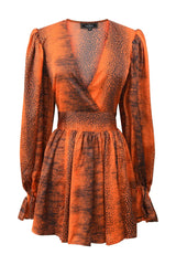 ROBE COURTE IMPRIMÉ ANIMAL
